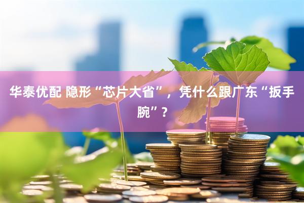 华泰优配 隐形“芯片大省”，凭什么跟广东“扳手腕”？